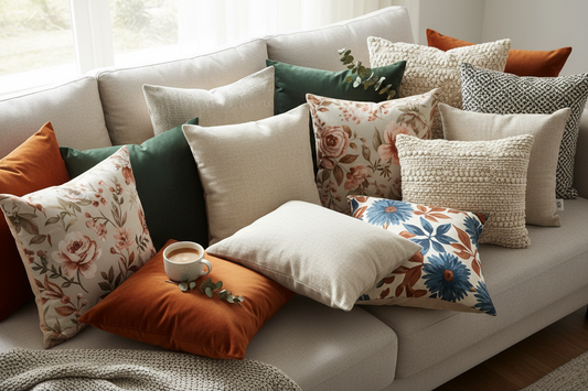 10 Cozy Living Room Decor Ideas Using Throw Pillow Covers