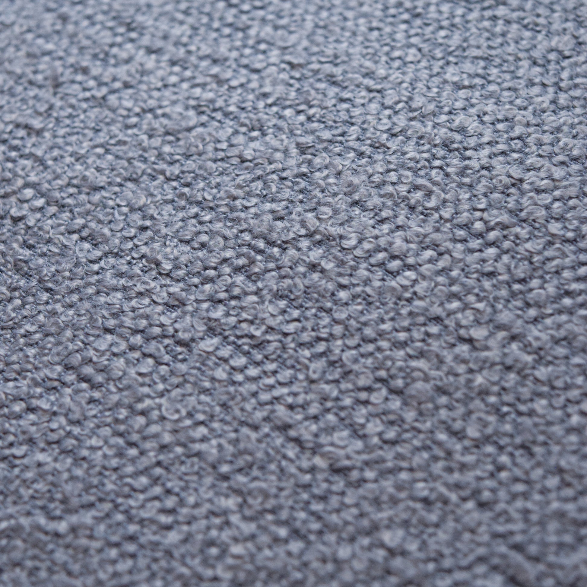 Charcoal Grey Boucle Decorative Throw Pillow Cover 2