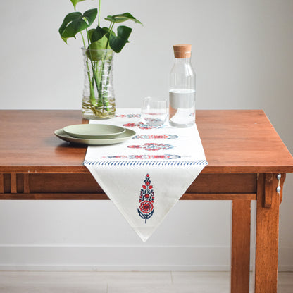 Cypress Poppy Table Runner