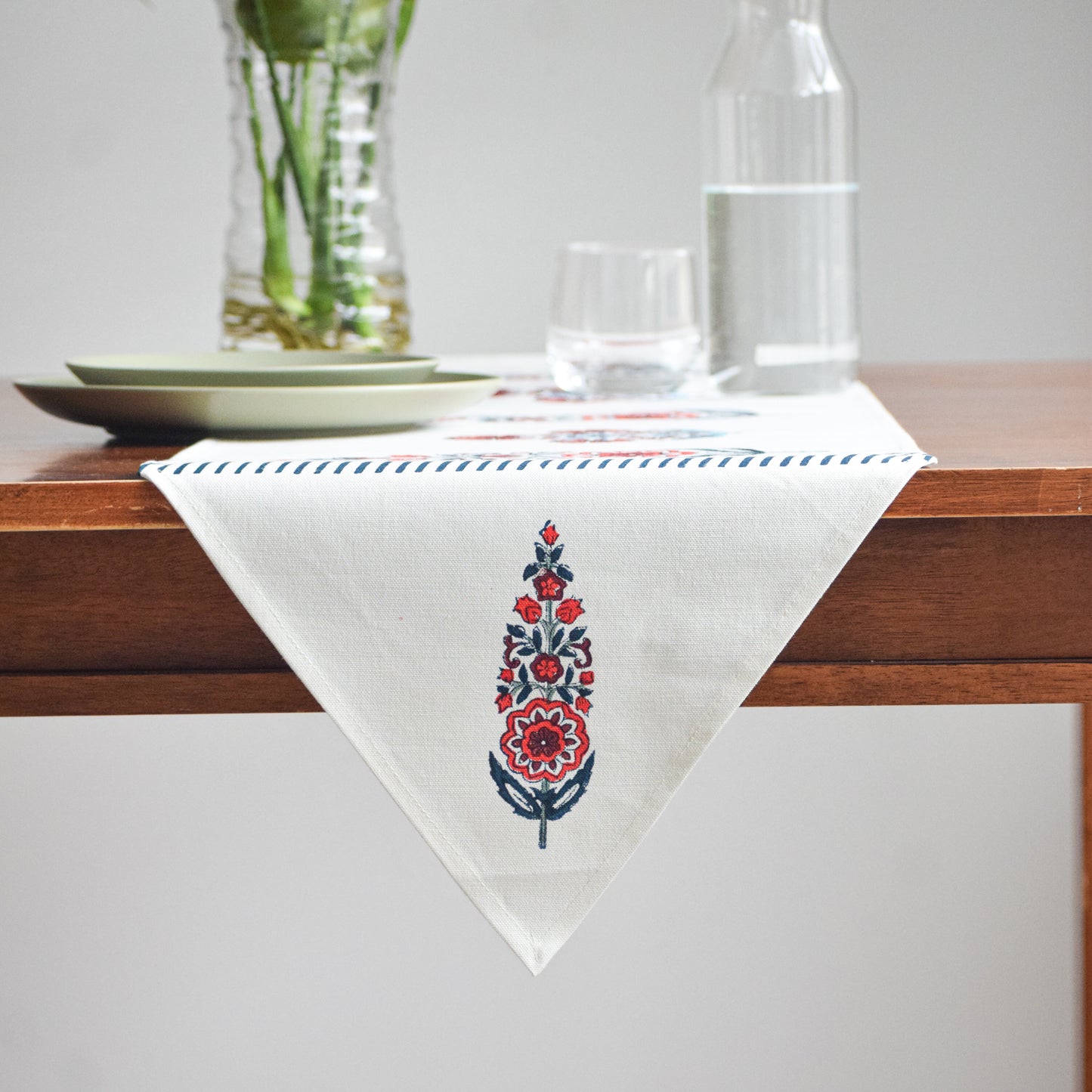 Cypress Poppy Table Runner