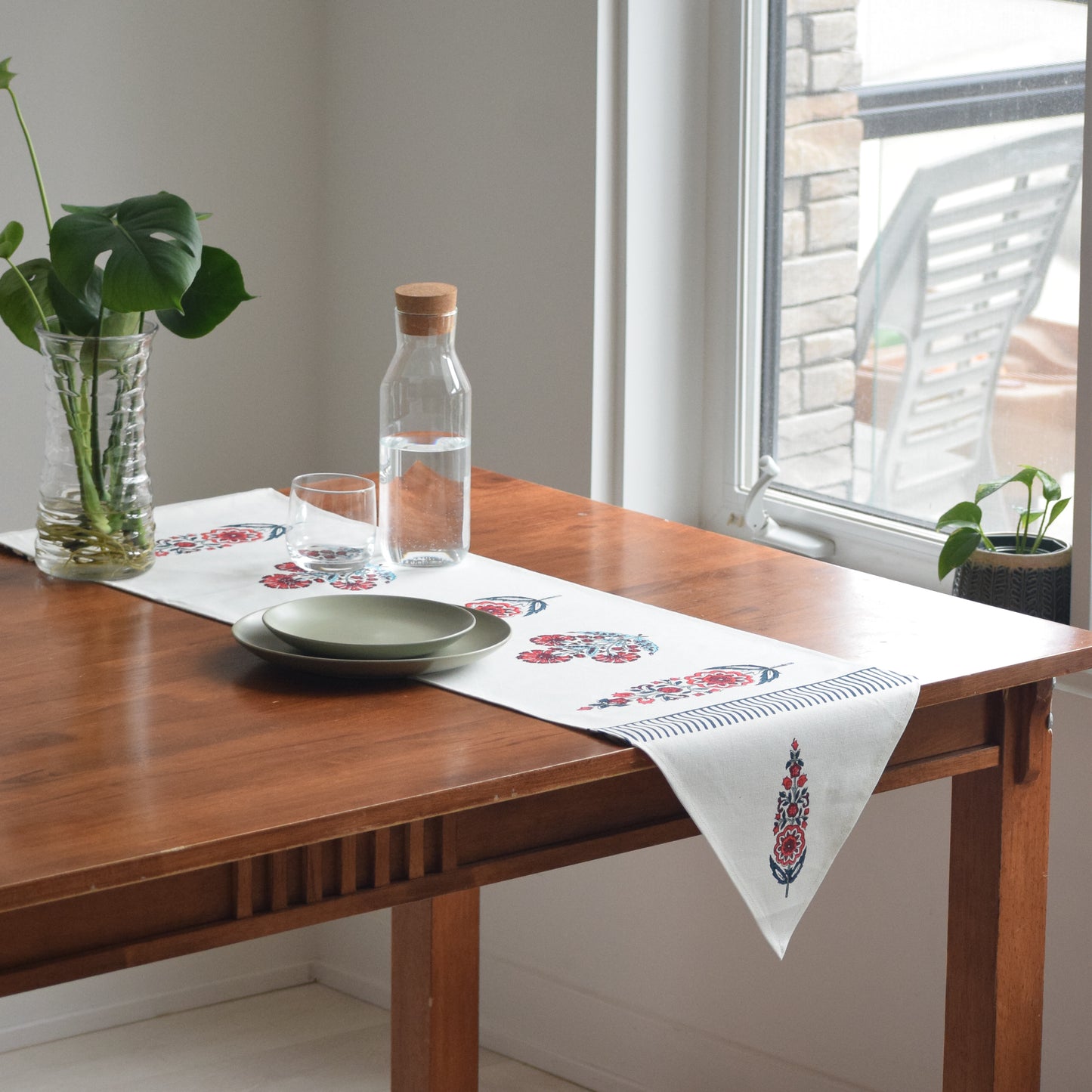 Cypress Poppy Table Runner