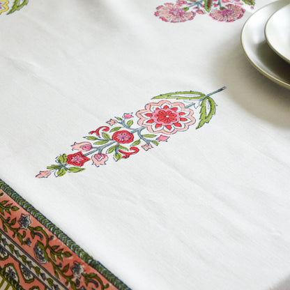 Multi-floral poppy tablecloth