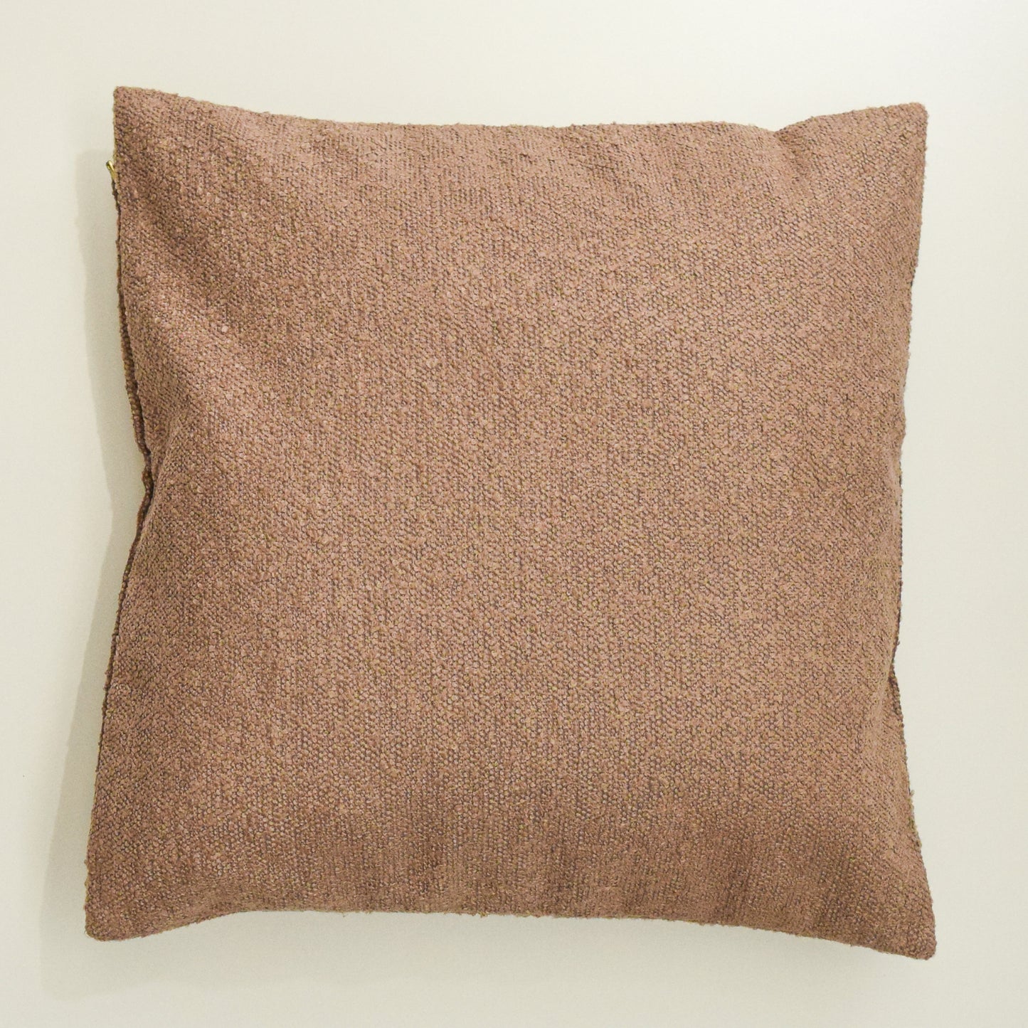 Mauve Brown | Boucle Decorative Throw Pillow Cover