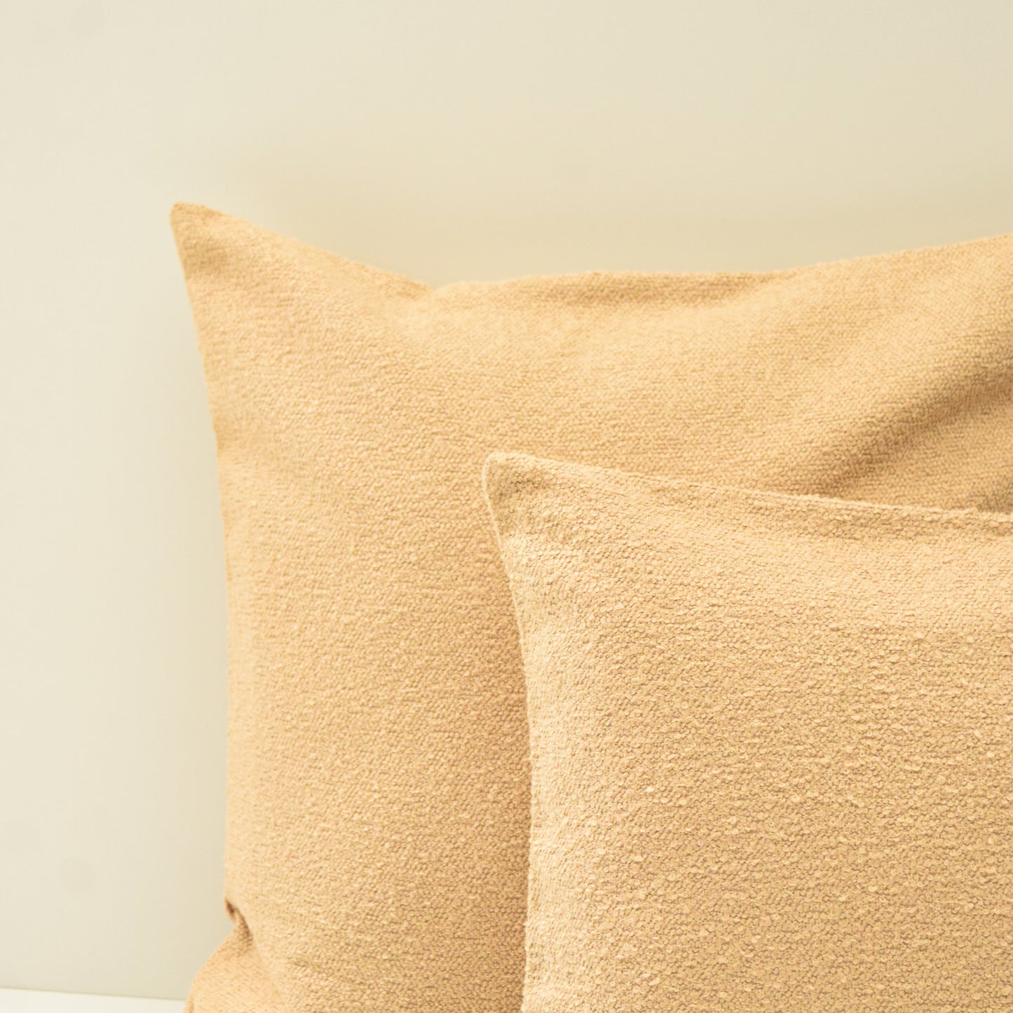 Oatmeal Beige | Boucle Decorative Throw Pillow Cover