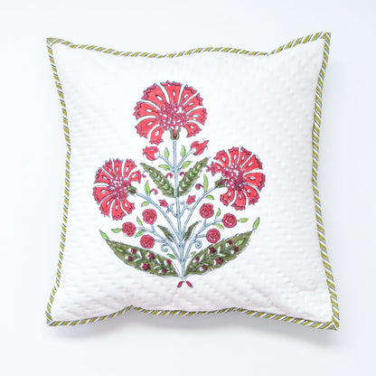 Red Poppy Throw Pillow Covers