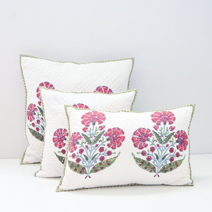 Red Poppy Throw Pillow Covers