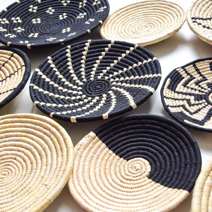 The Artisan Woven Wall Collection - Black & Beige