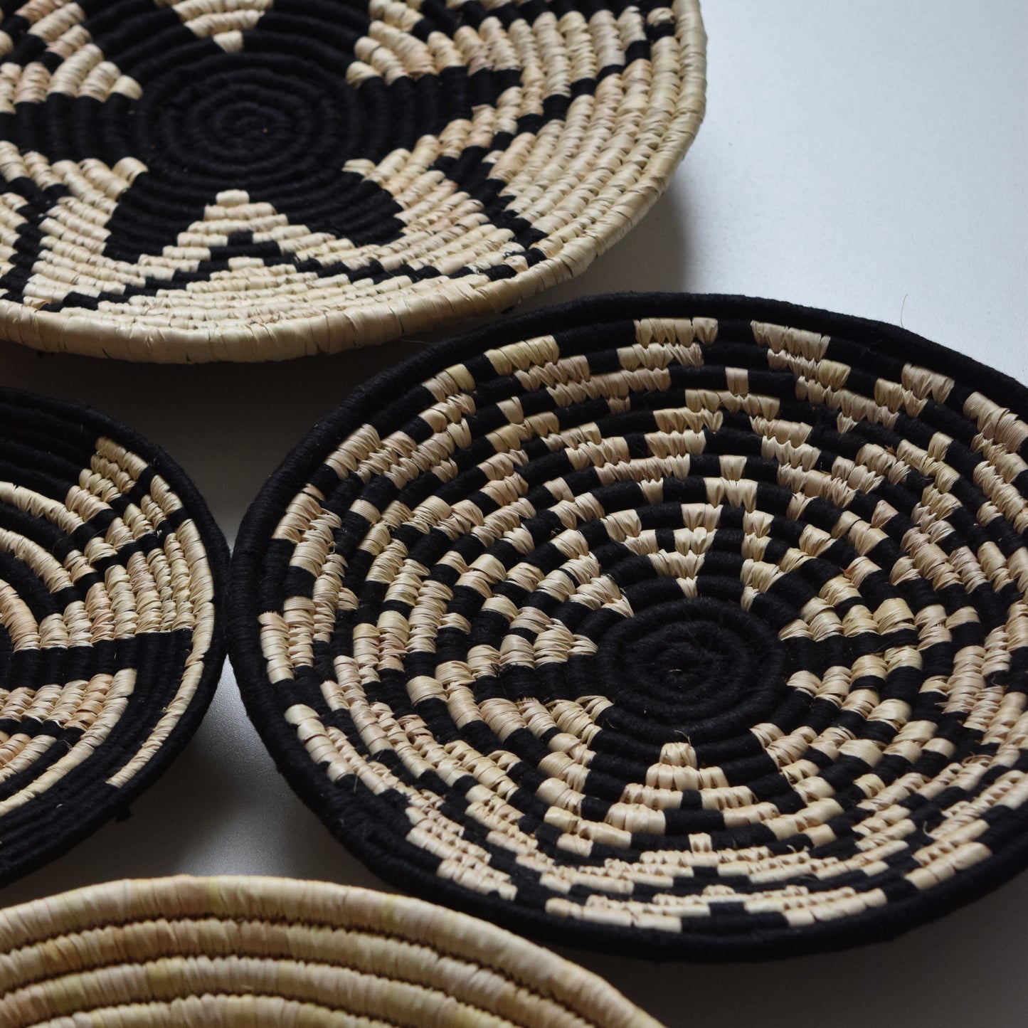 The Artisan Woven Wall Collection - Black & Beige