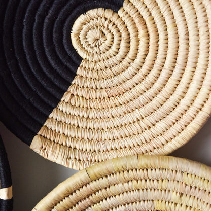 The Artisan Woven Wall Collection - Black & Beige