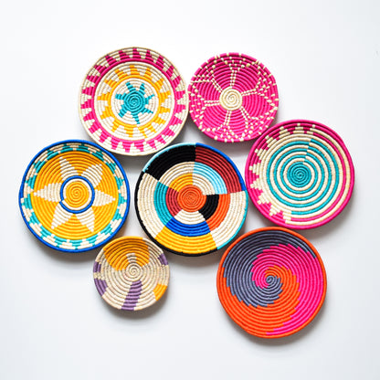 The Artisan Woven Wall Collection- Multicolour Mosaic Whirl