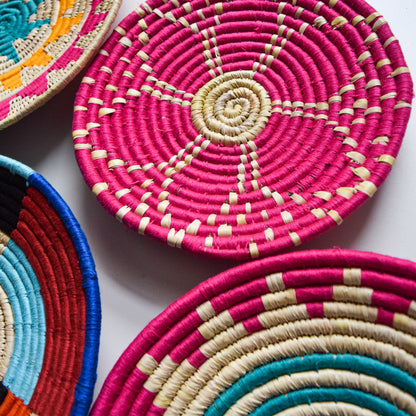The Artisan Woven Wall Collection- Multicolour Mosaic Whirl