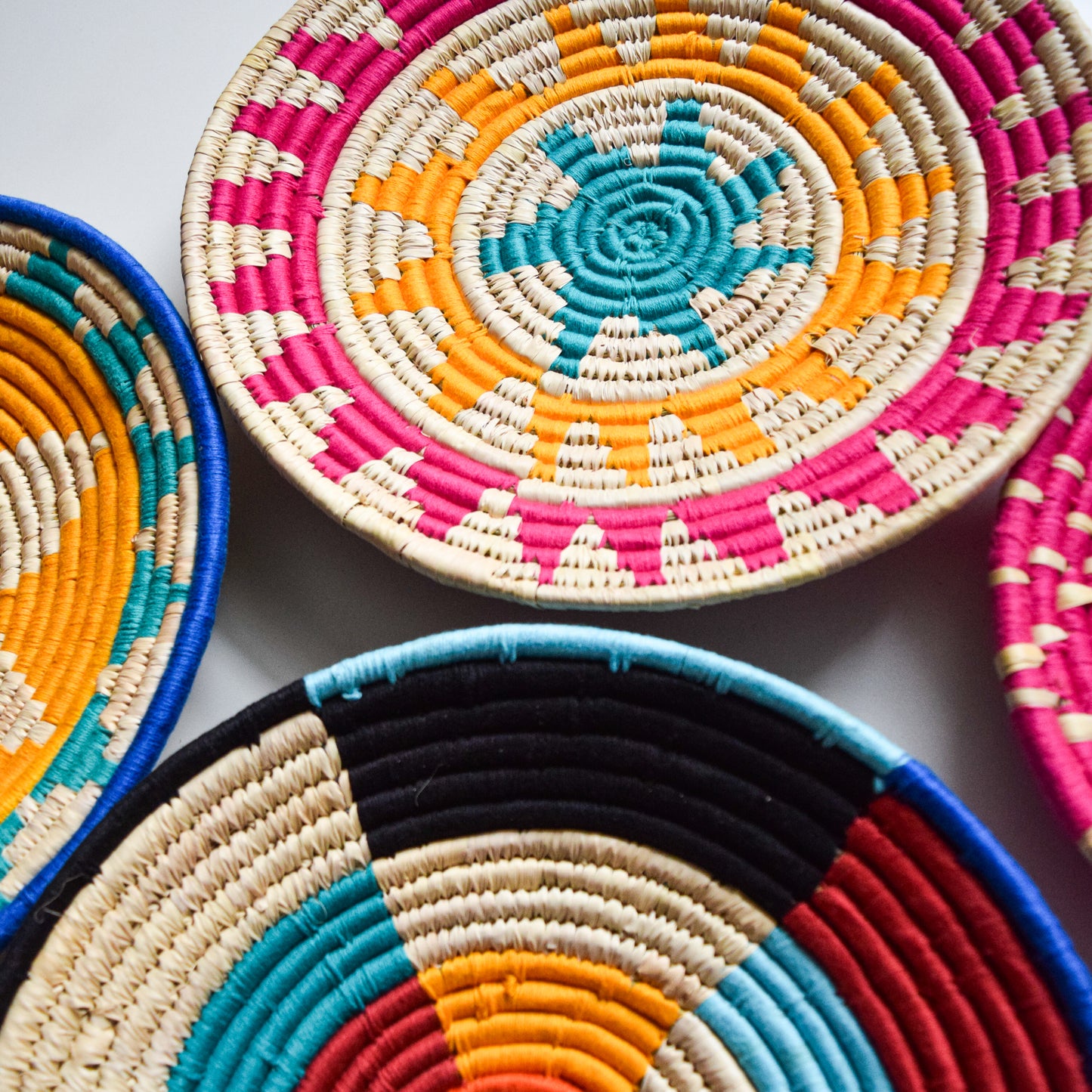 The Artisan Woven Wall Collection- Multicolour Mosaic Whirl