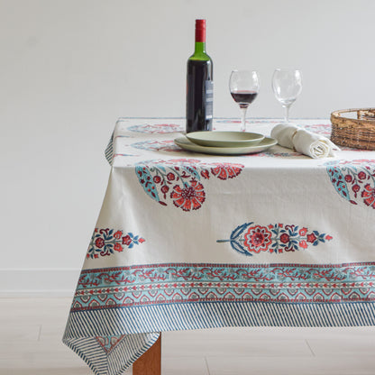Cypress Poppy tablecloth