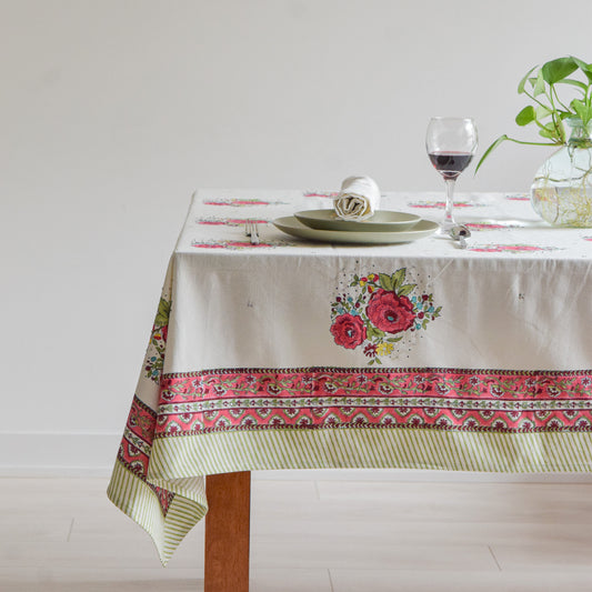 Kentish rose floral tablecloth