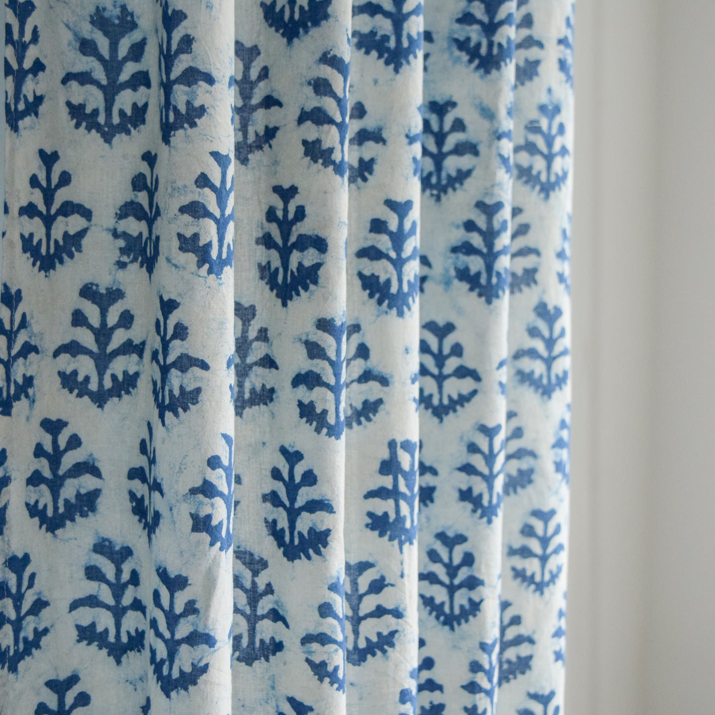 Indigo Twig Semi-sheer Curtains | Set of 2 panels