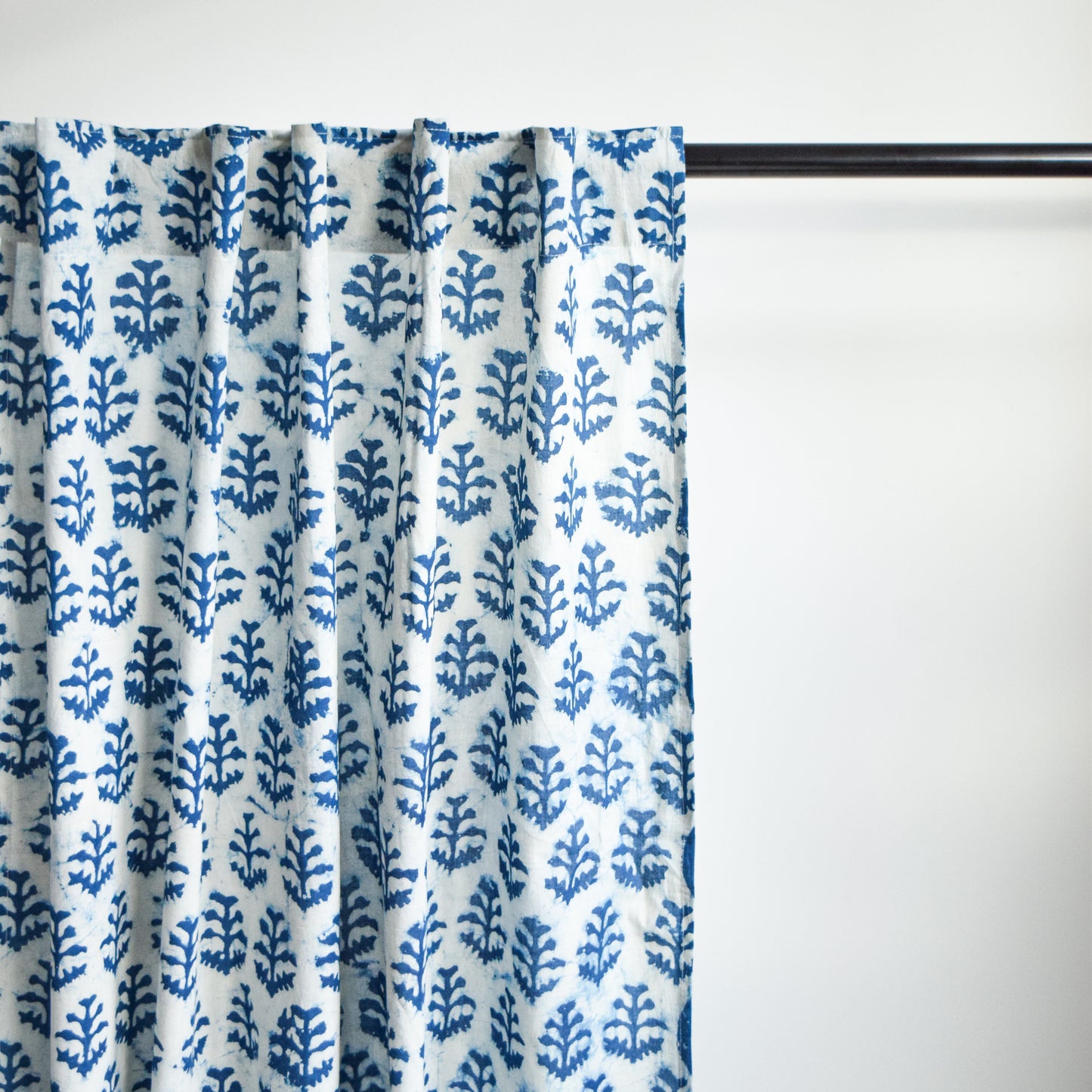 Indigo Twig Semi-sheer Curtains | Set of 2 panels