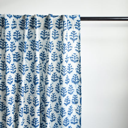 Indigo Twig Semi-sheer Curtains | Set of 2 panels