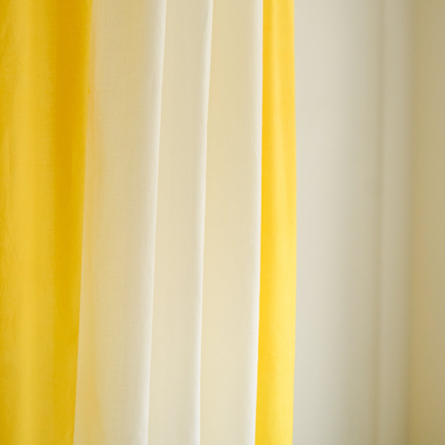 Yellow Tie-dye Semi-sheer Curtains