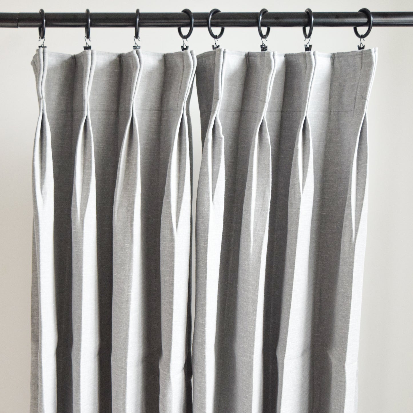 Grey | Premium Pinch Pleated Curtains
