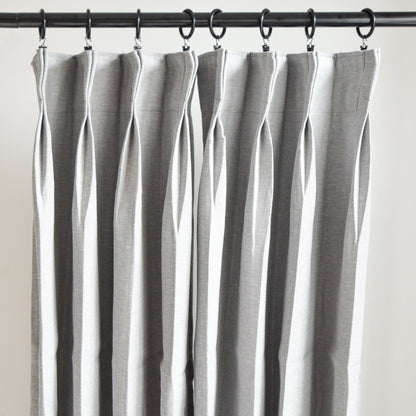 Grey | Premium Pinch Pleated Curtains