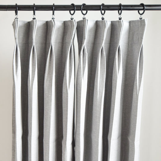 Grey | Premium Pinch Pleated Curtains