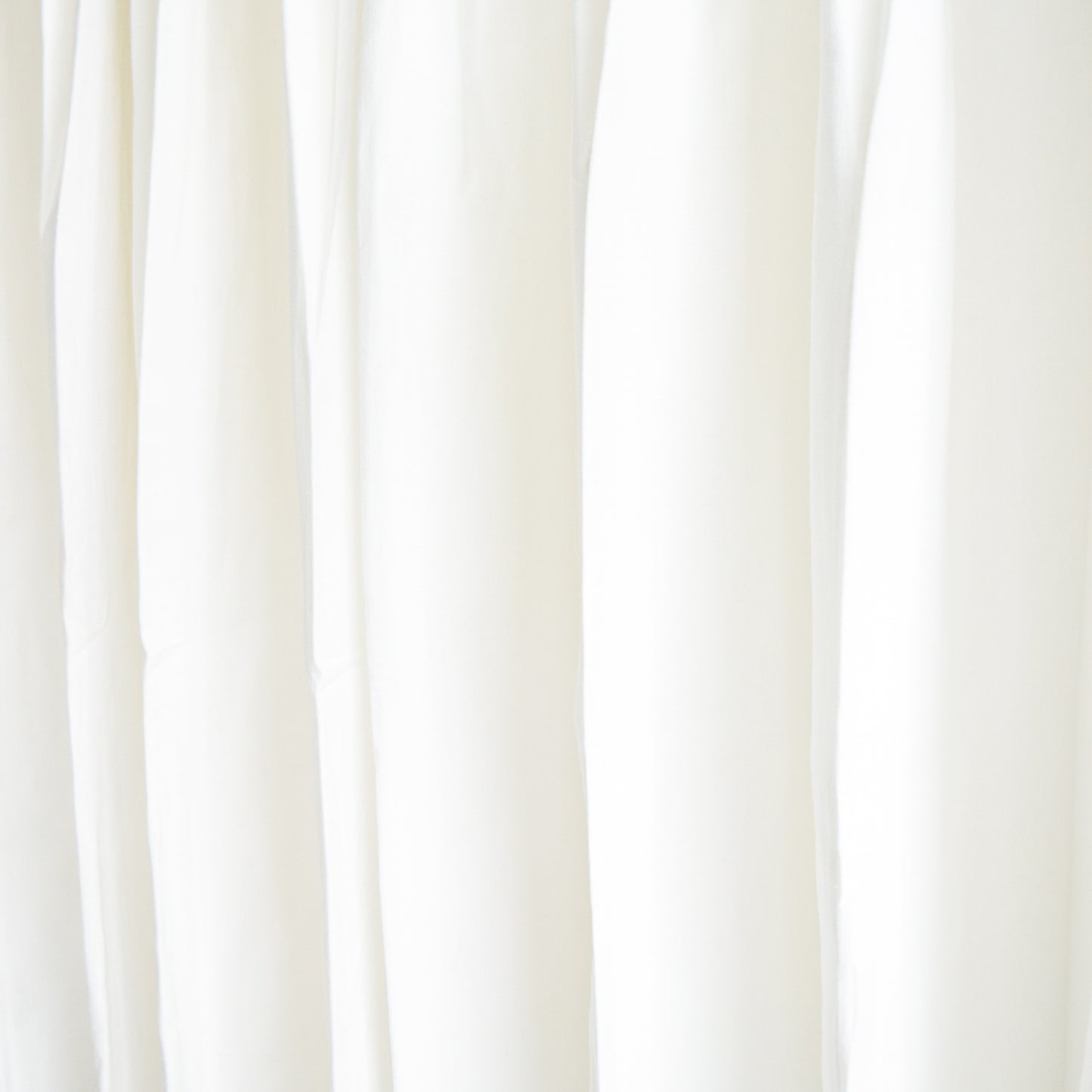 Close-up of white curtains with a soft focus