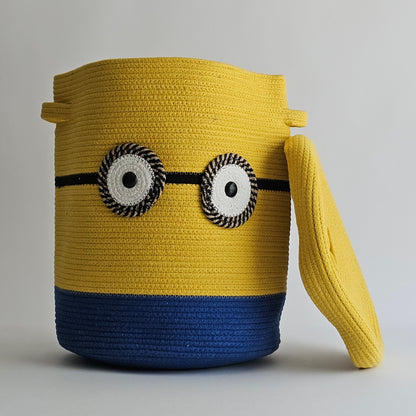 Minion Themed Storage Basket for Kids Room