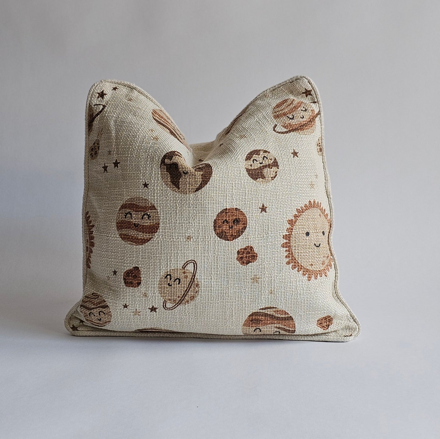 Galaxy Explorer Throw Pillow Cover for Kids Room