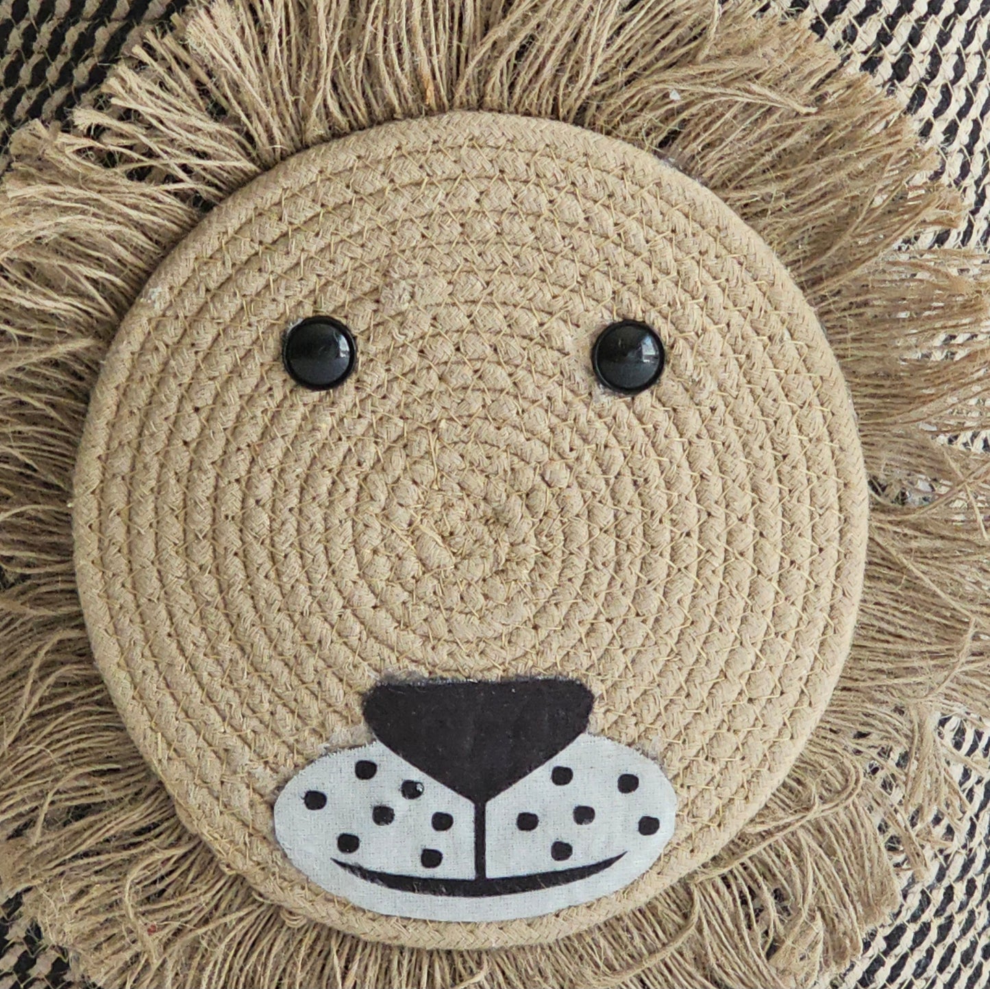 Lion Themed Storage Basket for Kids Room