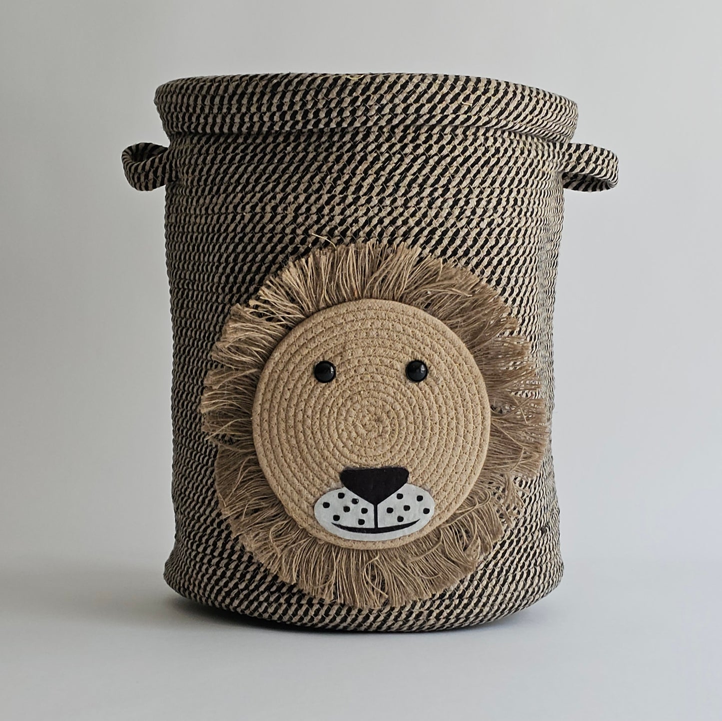 Lion Themed Storage Basket for Kids Room
