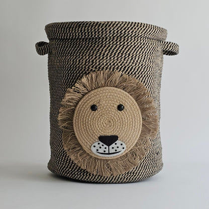 Lion Themed Storage Basket for Kids Room